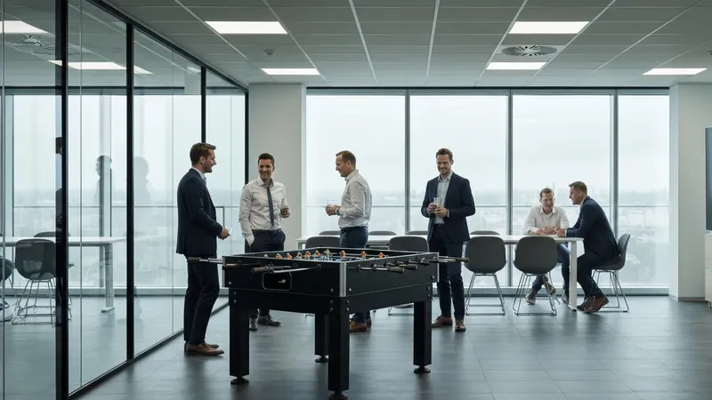 Baby foot pour la détente après le travail