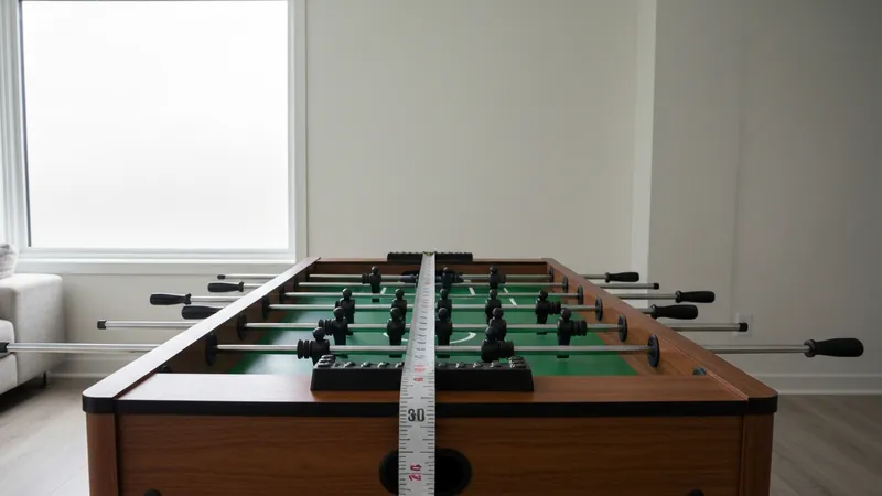 Choisir la bonne taille de table de baby foot