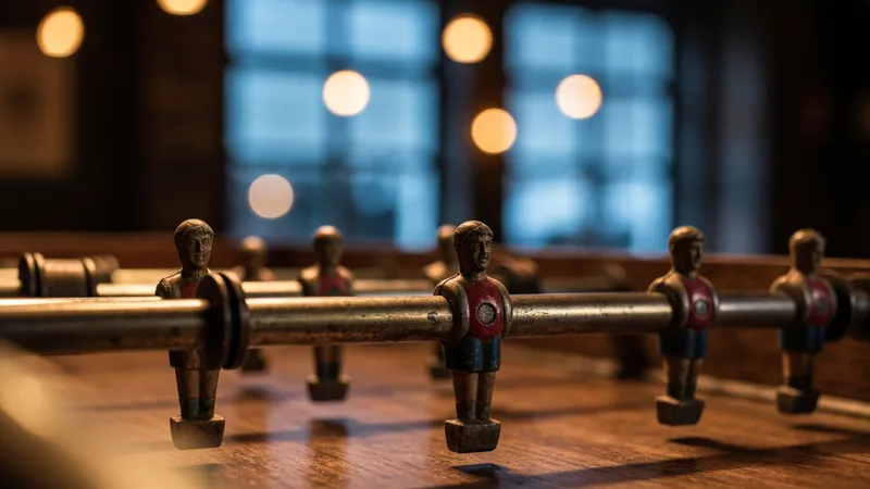 évolution du baby foot dans les bars