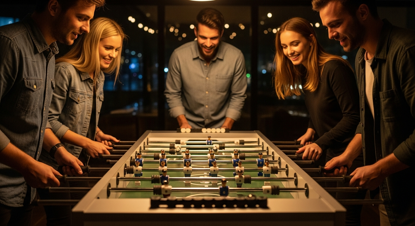 Table de baby-foot d'extérieur résistante aux intempéries