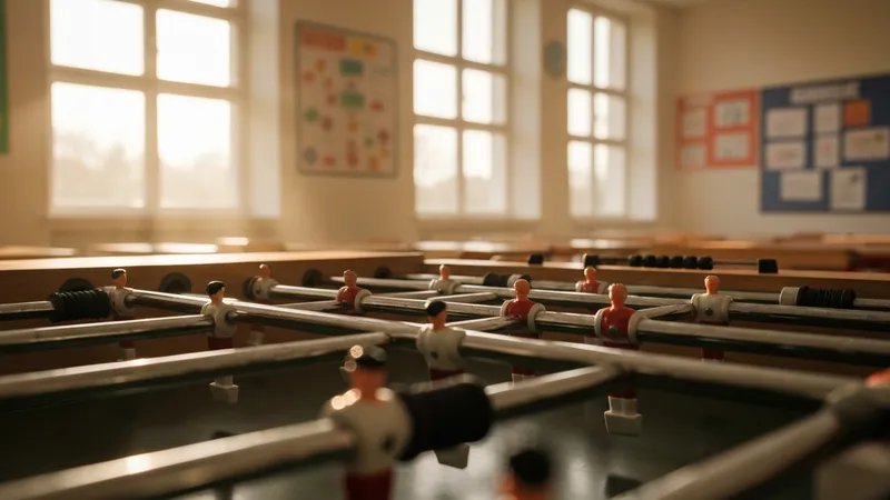 Le baby foot dans l'enseignement